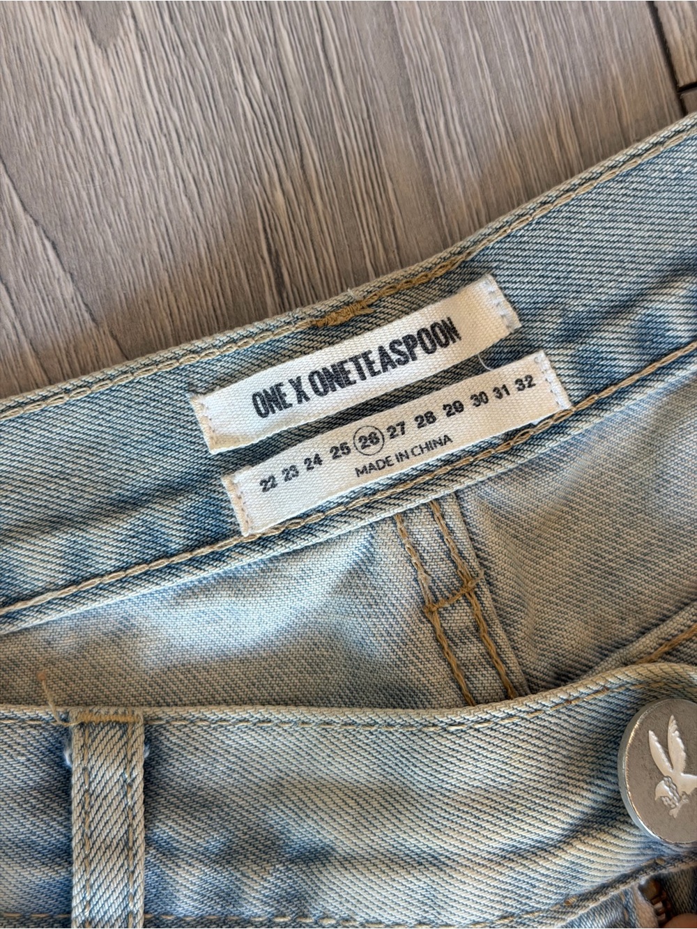 One teaspoon Distressed Light Blue Ripped Jeans - Picture 4 of 4